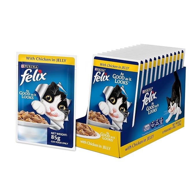 Purina Felix As Good As It Looks Wet Food Cats (12 x 85 g)